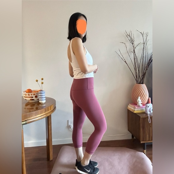 Lululemon Align crop 21” in Misty Merlot (pink) - Size 4 - Picture 5 of 14